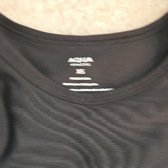 Aqua Women's Classic Black Tank Top, NWT, XS - Picture 3 of 8